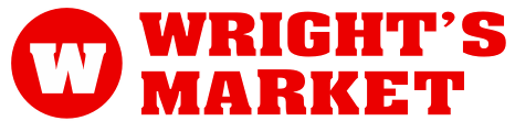 A theme logo of Wright's Market