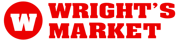 A theme logo of Wright's Market