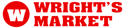 A theme logo of Wright's Market